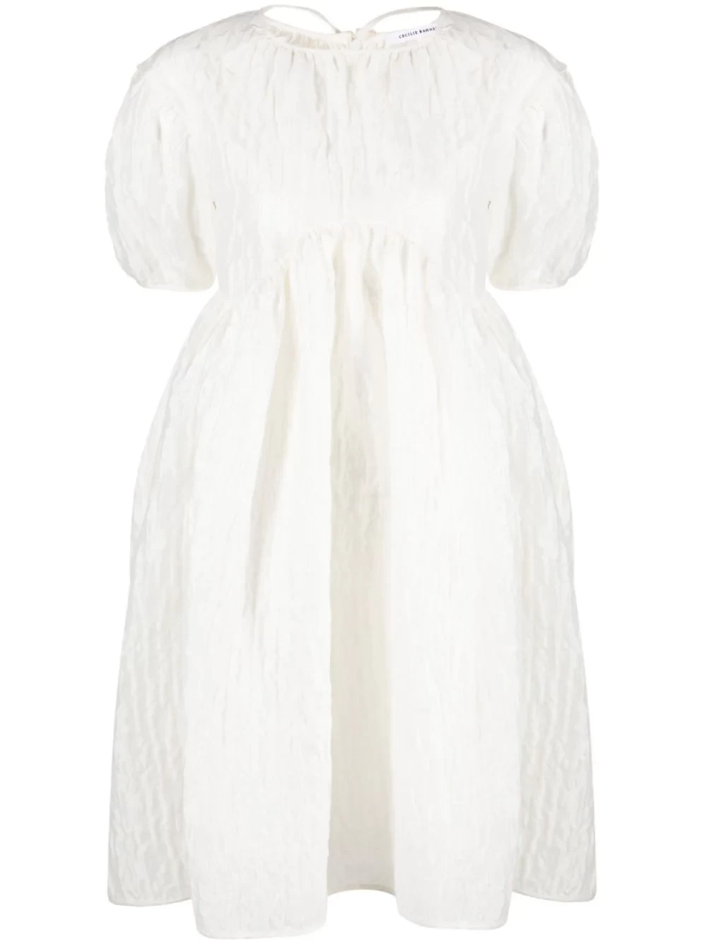 Thelma puff-sleeve dress