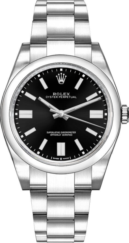 Oyster Perpetual 36 Black Dial Unisex Watch 126000-0002