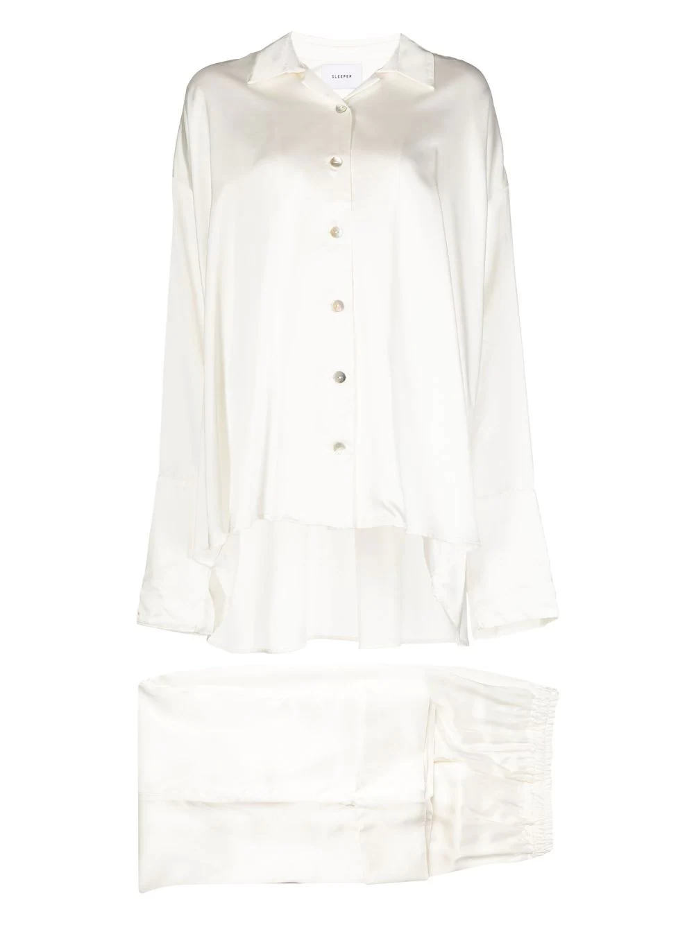 Sizeless satin pyjama set