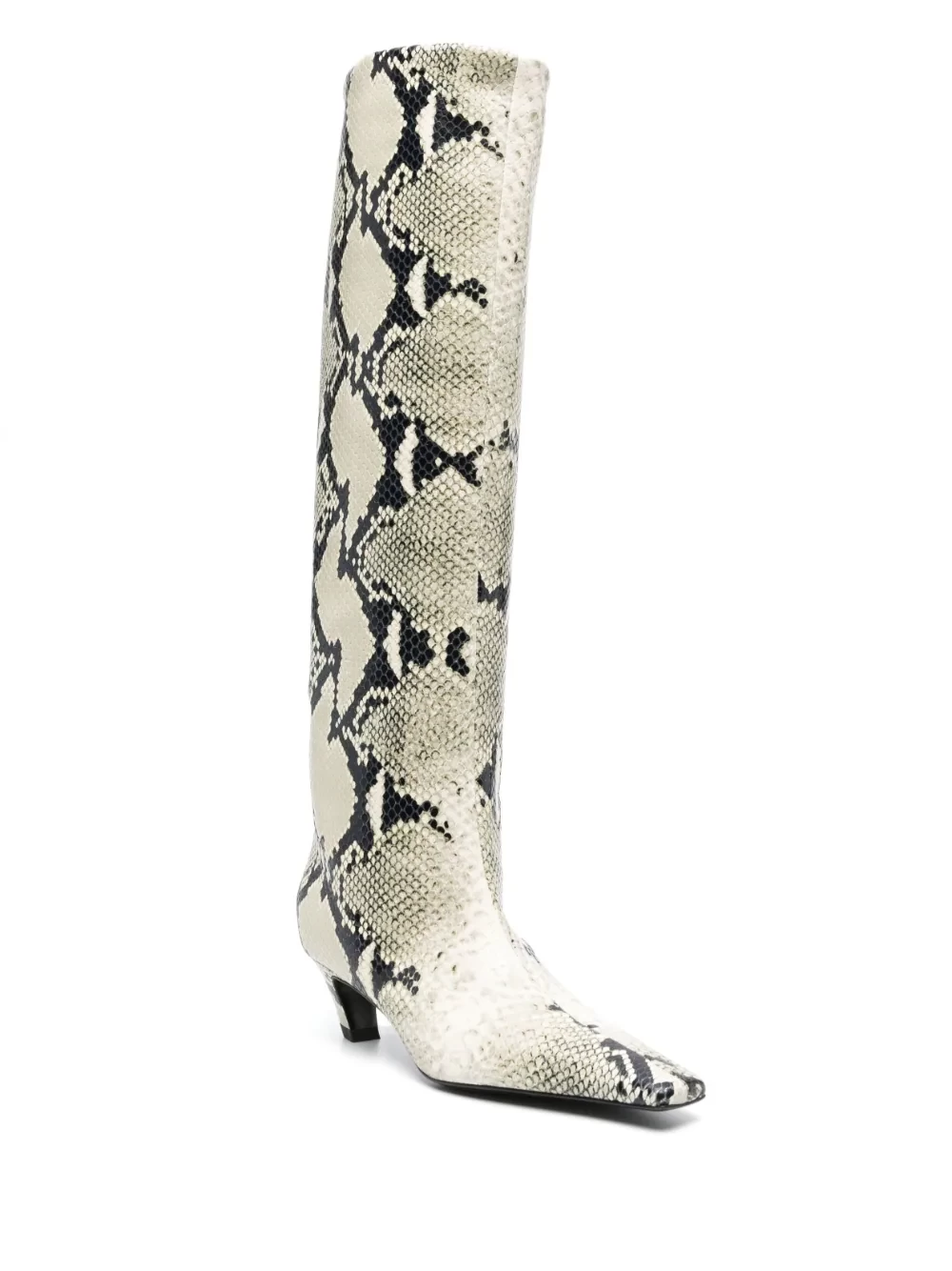 The Davis snakeskin-effect boots