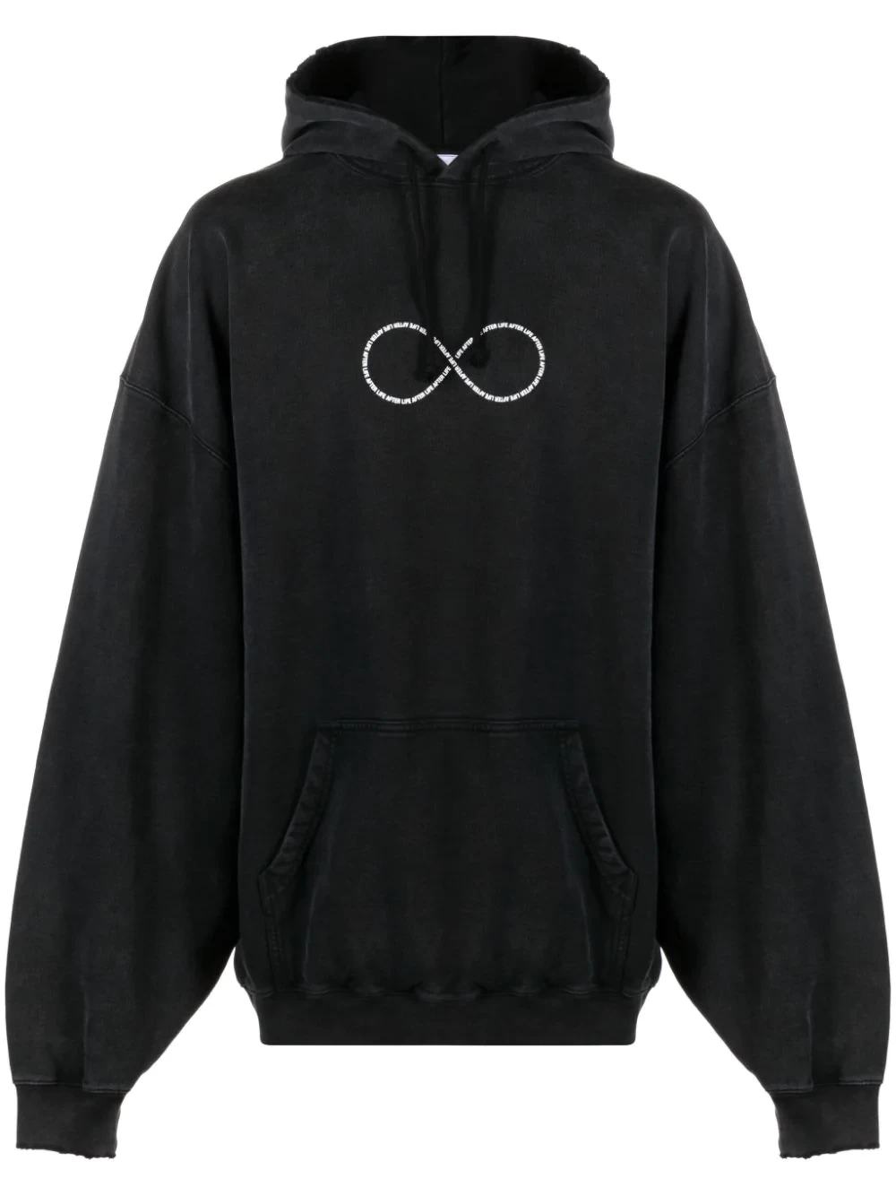 graphic-print hoodie