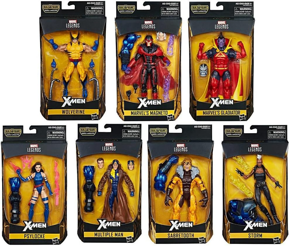 X-Men Marvel Legends Apocalypse Series Set of 7 Action Figures