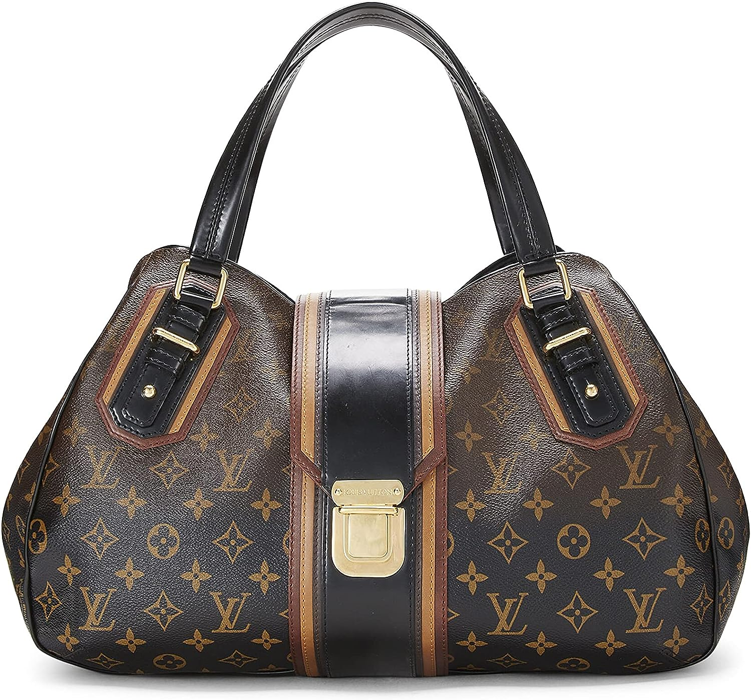 Louis Vuitton Pre-Loved Black Monogram Mirage Griet, Black