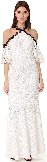 Jill Jill Stuart Women's Long Lace Gown