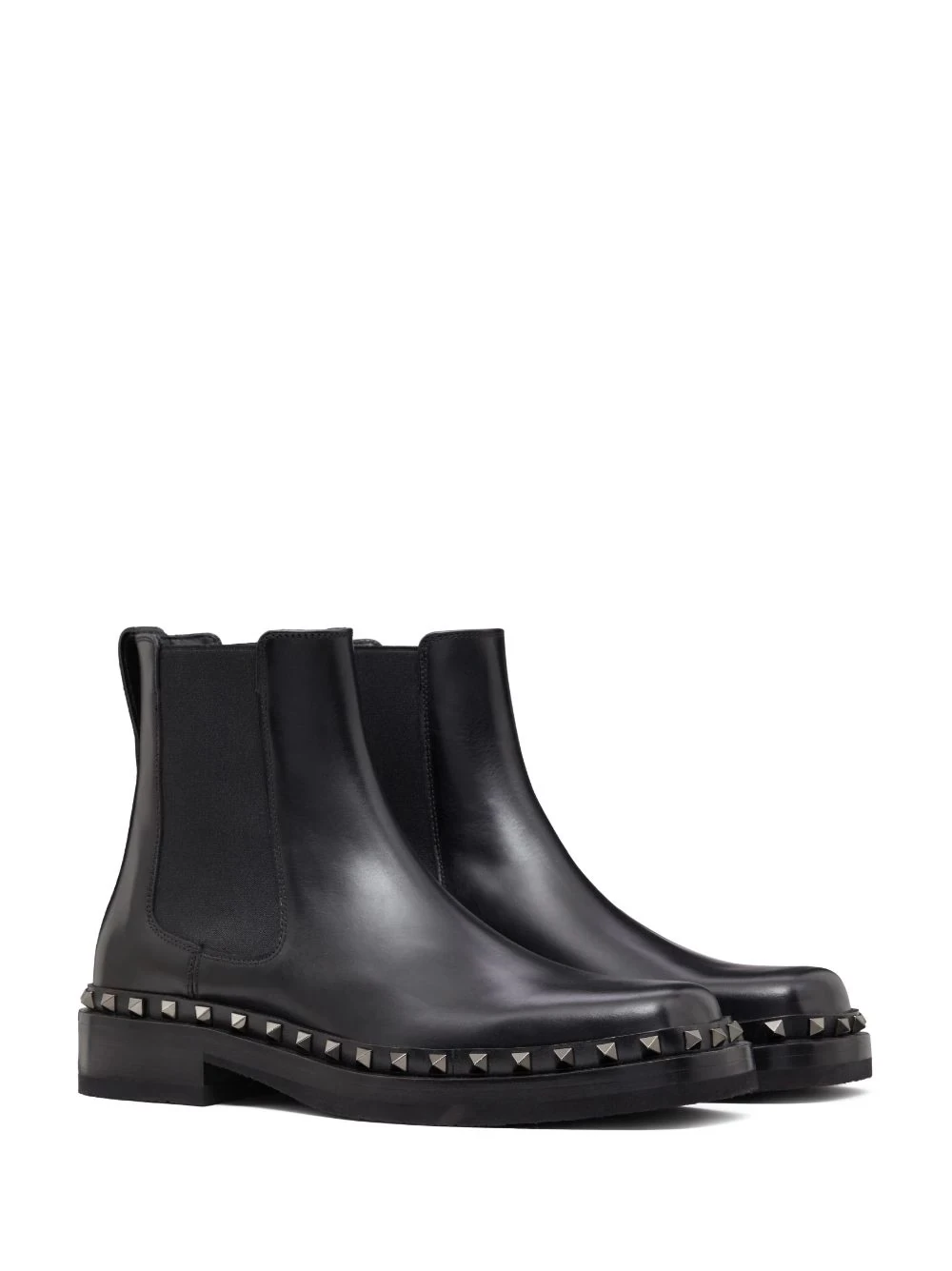 M-Way Rockstud leather ankle boots