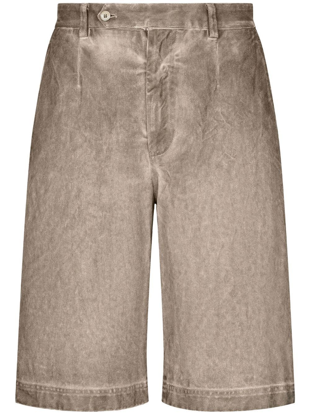 garment-dyed cotton shorts