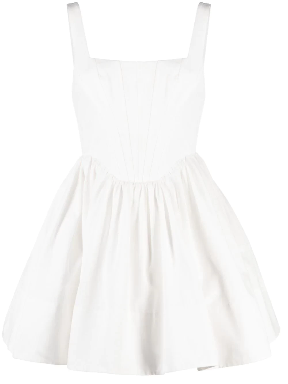 Landscape flared minidress