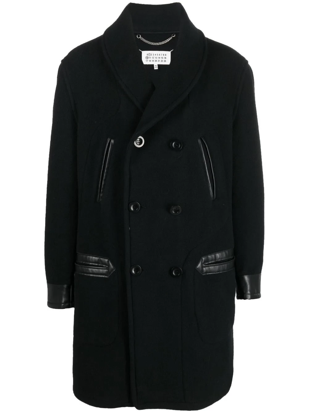 double-breasted tailored coat