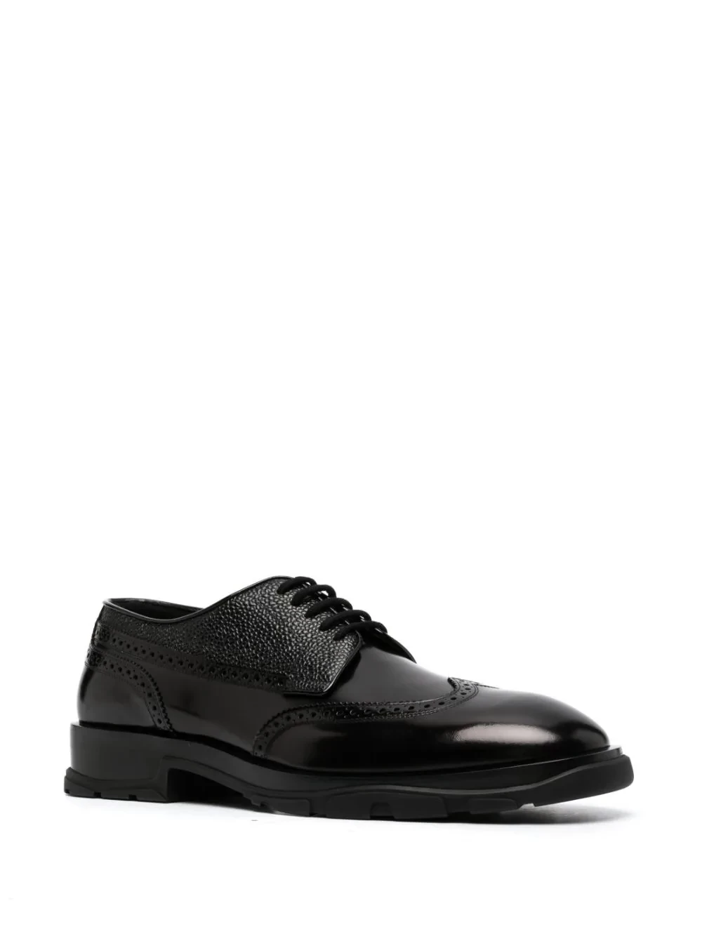 Alexander McQueen lace-up leather brogues