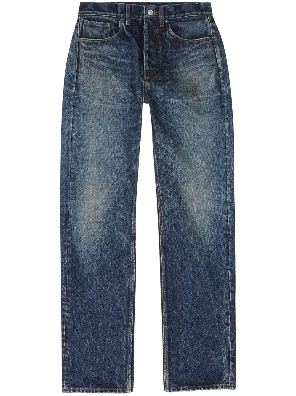 Relaxed straight-leg jeans