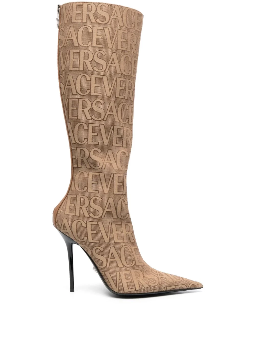 allover knee-high boots