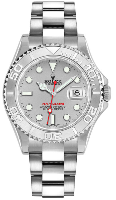 Rolex Yacht-Master 35 Women's Luxury Watch 168622-0004