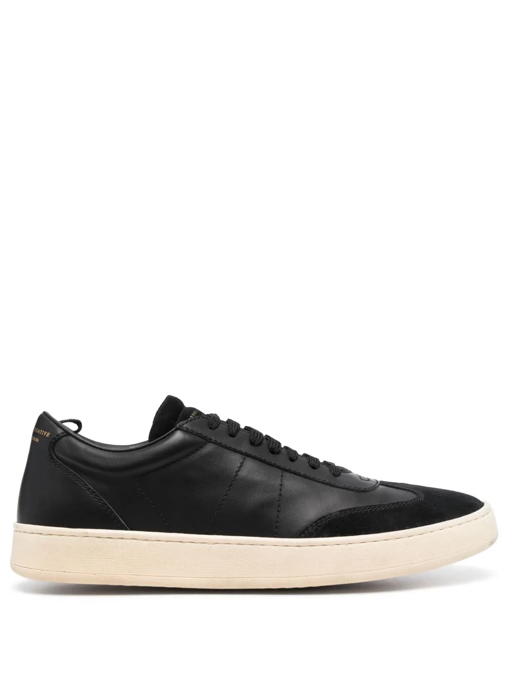 Low-top leather sneakers