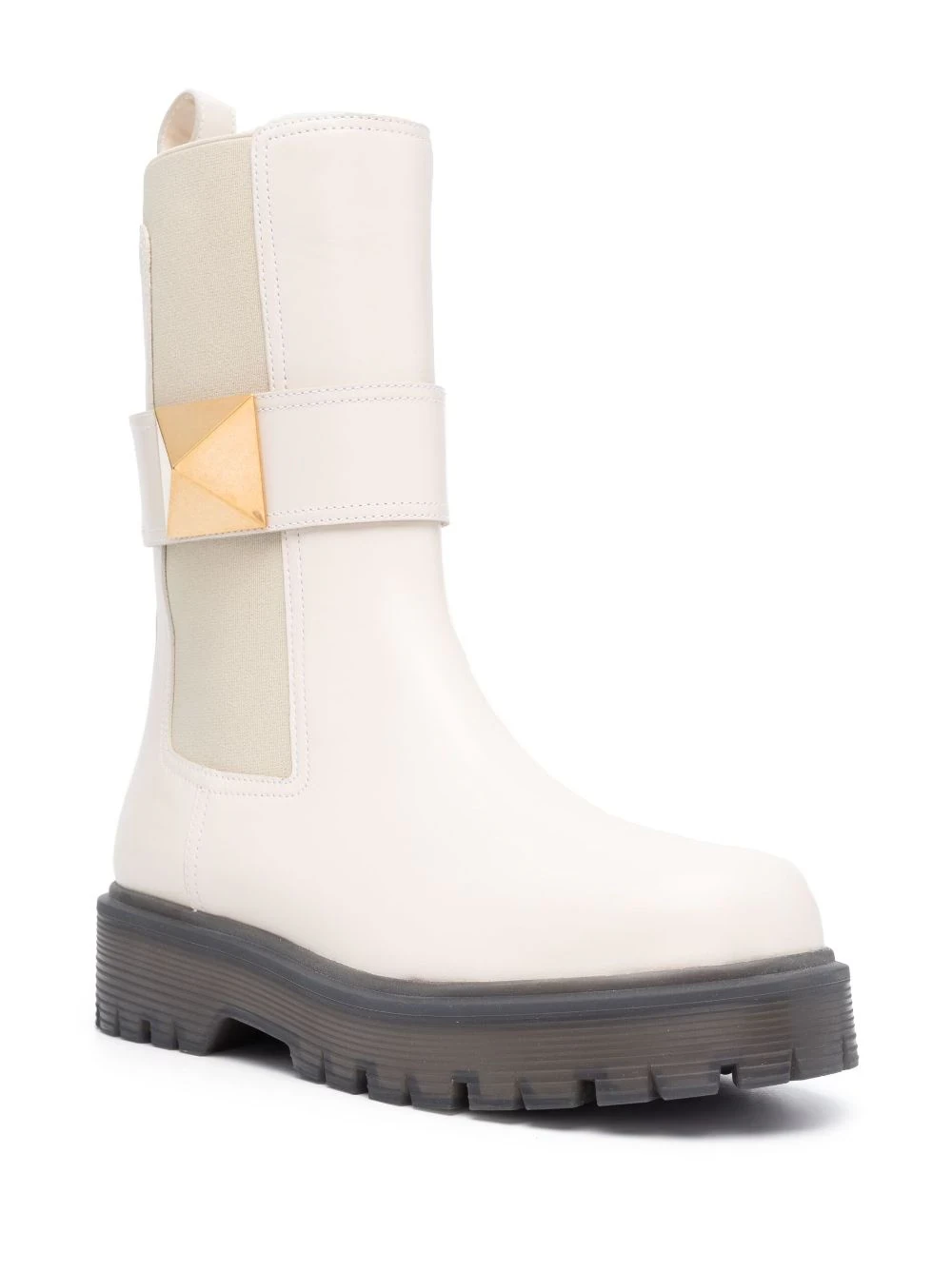 One Stud leather ankle boots