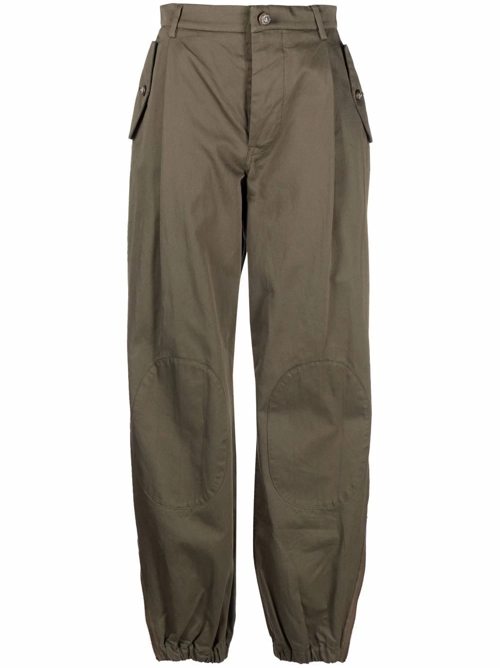 straight-leg cargo trousers