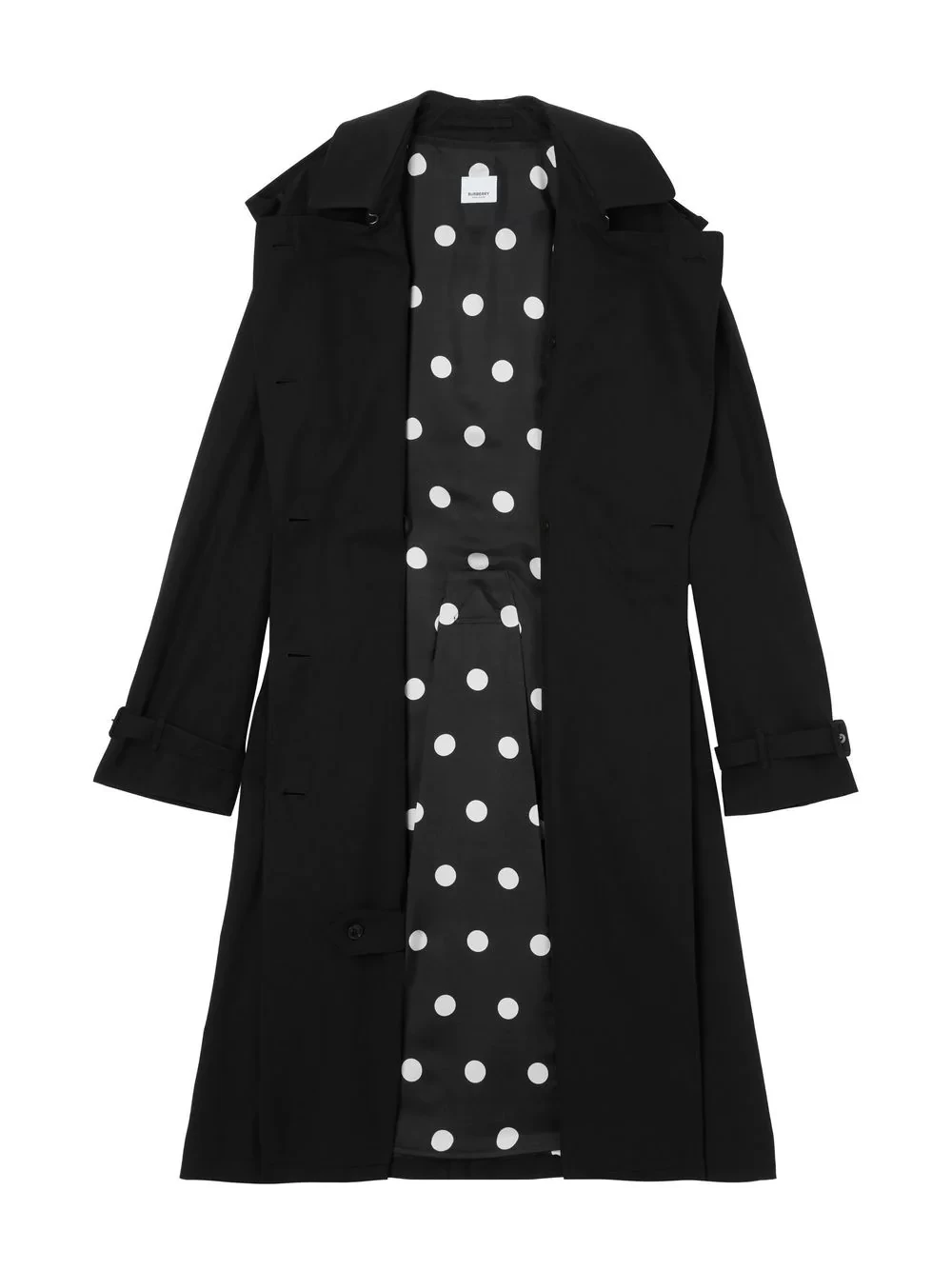 Double-breasted trench coat