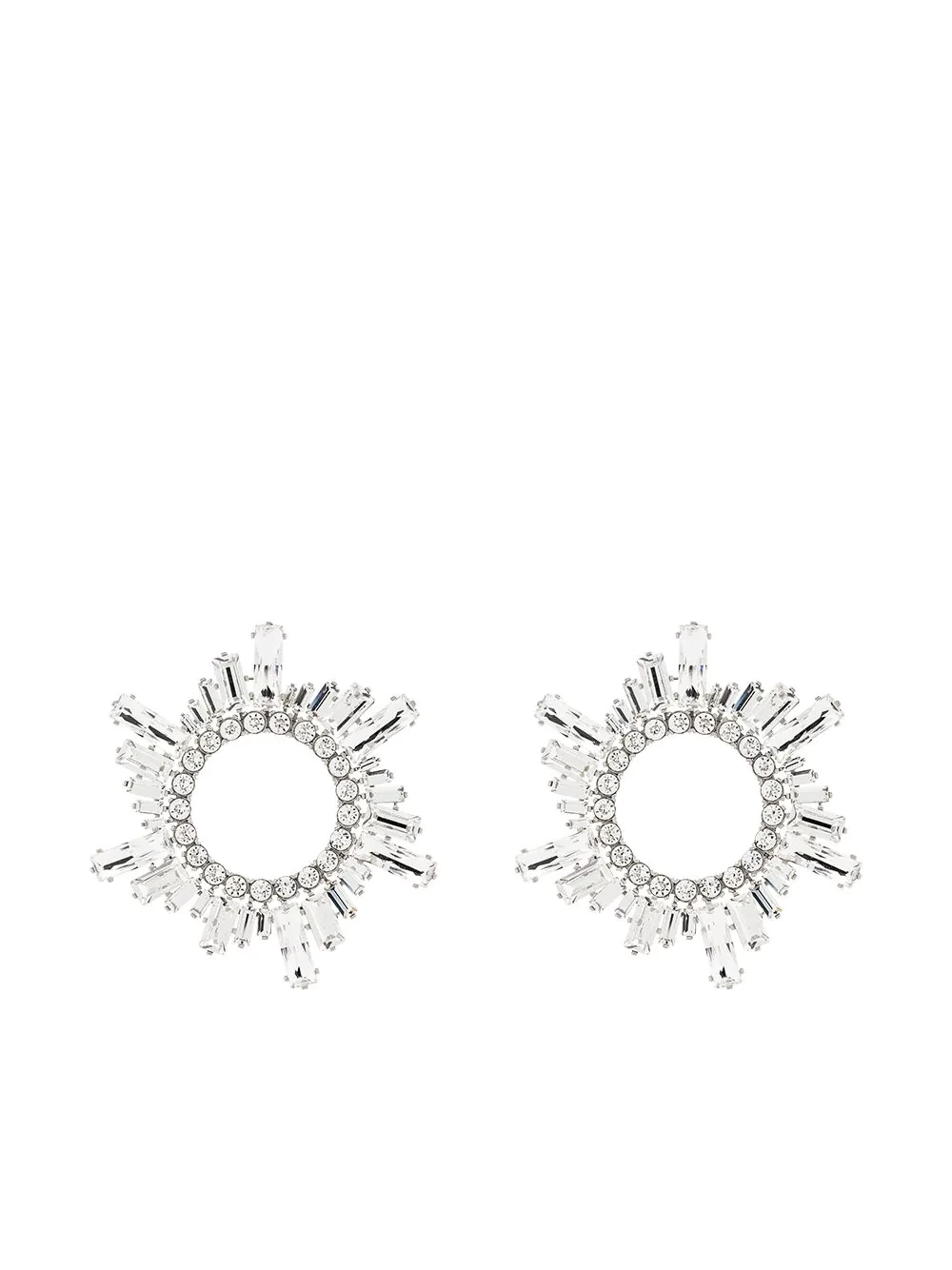 Begum crystal earrings